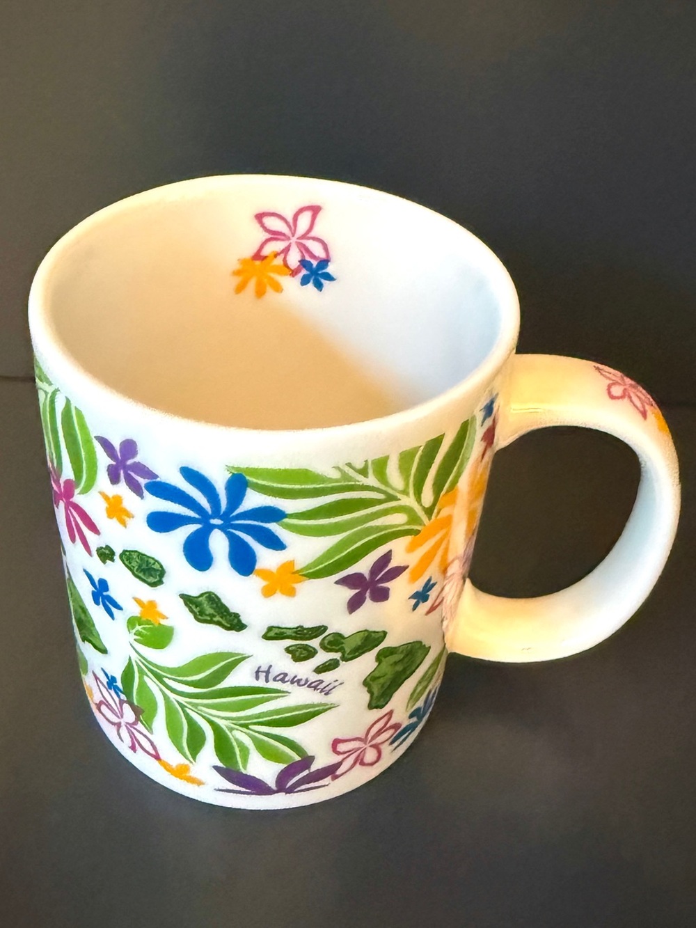 Hawaii Island Chain Floral Mug The Islander Group Tropical